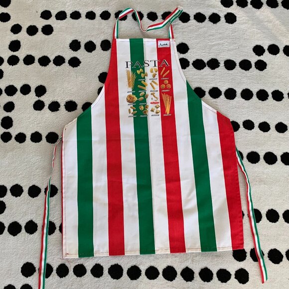 Vintage In Florence Apron Italian Pasta Kitchen Gift Italy Flag Cooking Chef - Picture 1 of 8